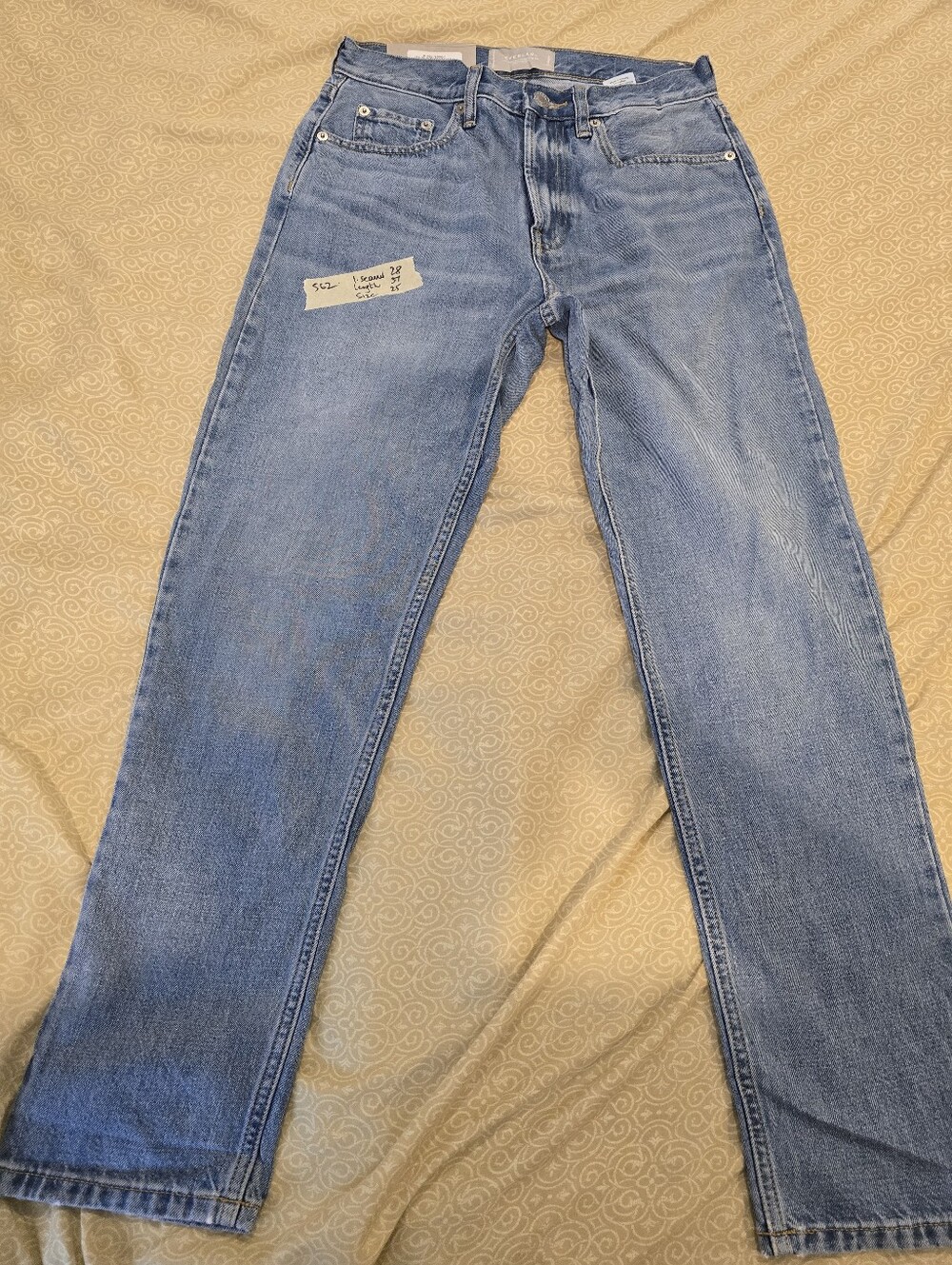 Classic Women Straight-Leg Jeans in Light Blue